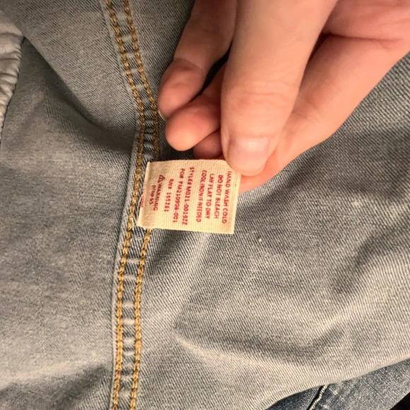 Zig Zag Stripe Denim Shirt / Jacket - Size 2XL - Picture 10 of 10